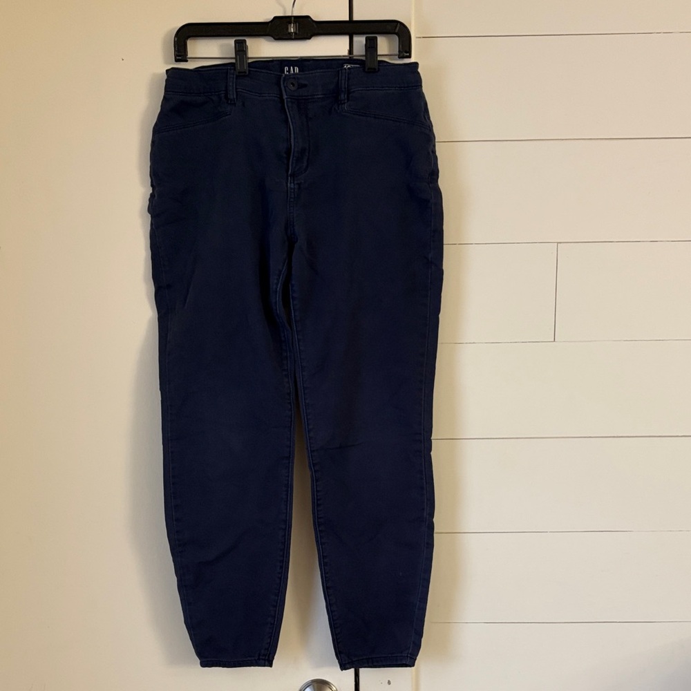 GAP Dark Blue Denim Ankle length